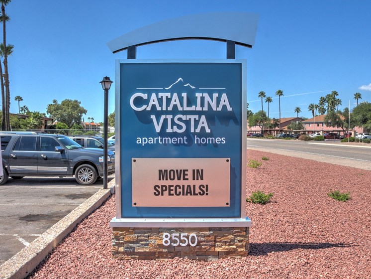 signage at Canyon Vista Apartments in Tucson, AZ